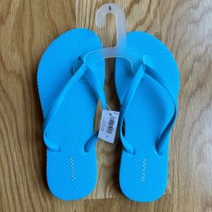 Old Navy Bright Blue Flip Flops